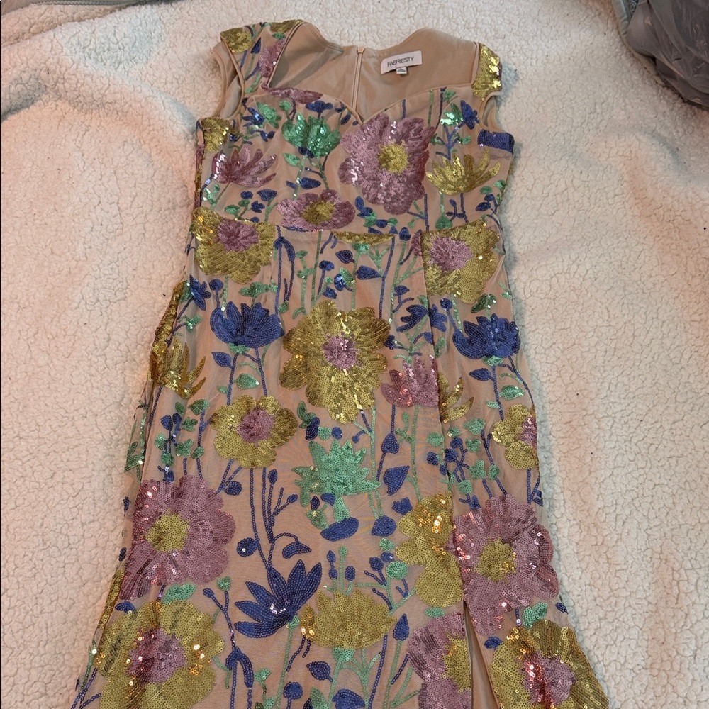 Floral Sequin women’s dress